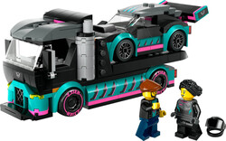 60406 LEGO® City Yarış Arabası ve Araba Taşıyıcı Kamyon - City