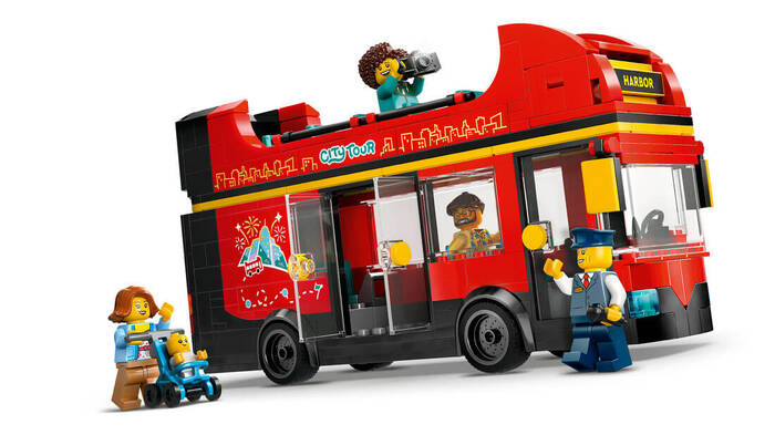 60407 LEGO® City Kırmızı İki Katlı Gezi Otobüsü - 3