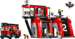 60414 LEGO® City İtfaiye Kamyonlu İtfaiye Merkezi - 1