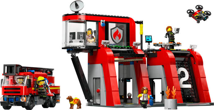 60414 LEGO® City İtfaiye Kamyonlu İtfaiye Merkezi - 1