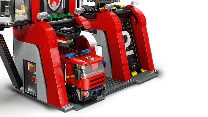 60414 LEGO® City İtfaiye Kamyonlu İtfaiye Merkezi - 6