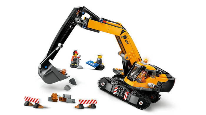 60420 LEGO® City Sarı İnşaat Ekskavatörü - 3