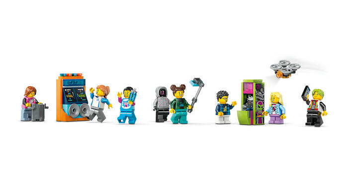 60421 LEGO® LEGO City Robot Dünyası Hız Treni Parkı - 4