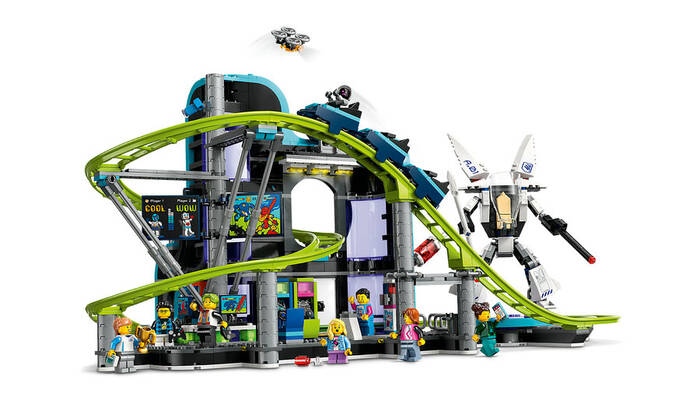 60421 LEGO® LEGO City Robot Dünyası Hız Treni Parkı - 5