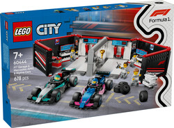 60444 LEGO® City F1® Garajı ve Mercedes-AMG ve Alpine Arabaları - City (1)