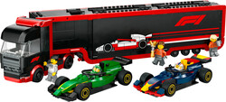 60445 LEGO® City RB20 ve AMR24 F1® Arabalı F1® Kamyonu - City