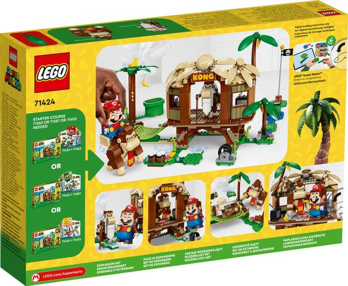 71424 LEGO® Super Mario Donkey Kong'un Ağaç Evi Ek Macera Seti - 7