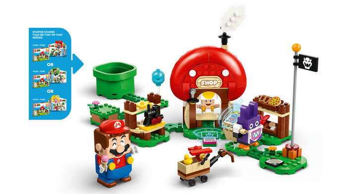 71429 LEGO® Super Mario Nabbit Toad'un Dükkanında Ek Macera Seti - 6