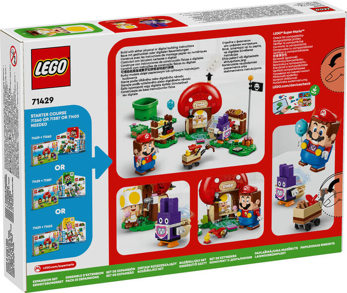 71429 LEGO® Super Mario Nabbit Toad'un Dükkanında Ek Macera Seti - 7