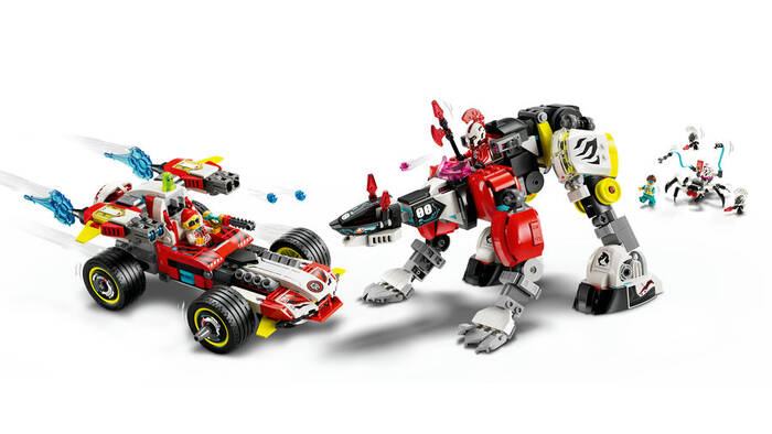 71497 LEGO® DREAMZzz Cooper'ın Kaplan Robotu ve Zero'nun Hot Rod Arabası - 5