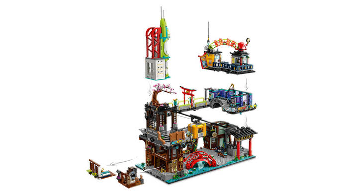 71799 LEGO® NINJAGO NINJAGO® City Pazarı - 4