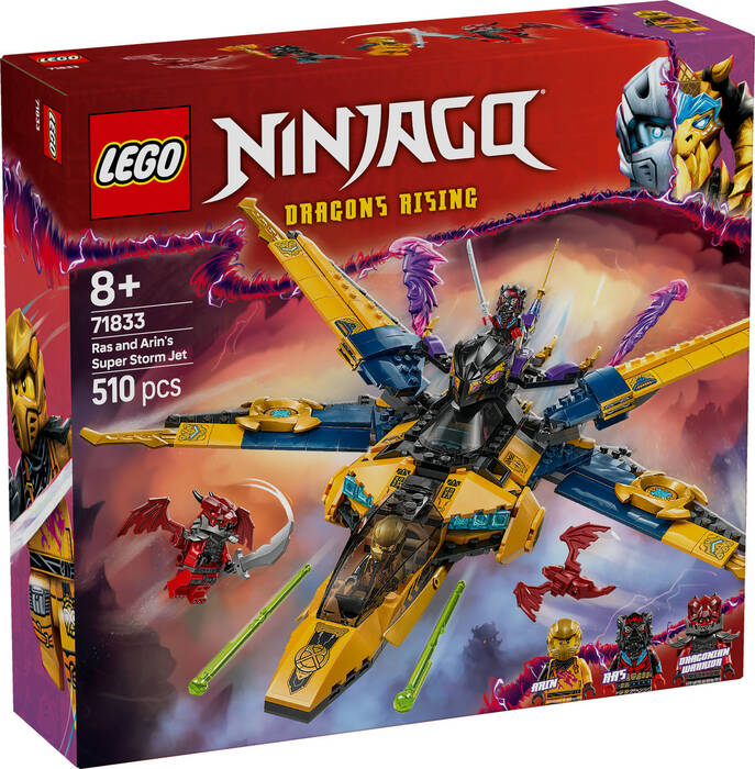 71833 LEGO® NINJAGO Ras ve Arin'in Süper Fırtına Jeti - 2