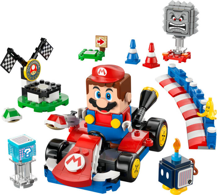 72043 LEGO® Super Mario™ Mario Kart™ – İnteraktif LEGO® Mario™ ve Standard Kart - 1