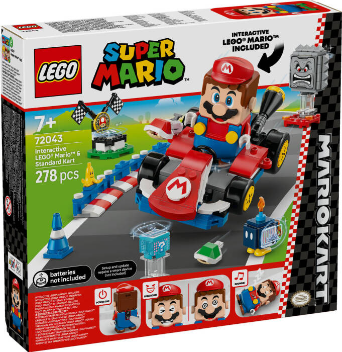 72043 LEGO® Super Mario™ Mario Kart™ – İnteraktif LEGO® Mario™ ve Standard Kart - 2