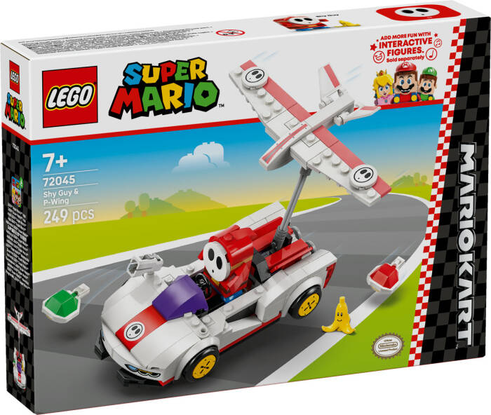 72045 LEGO® Super Mario™ Mario Kart™ – Shy Guy ve P-Wing - 2