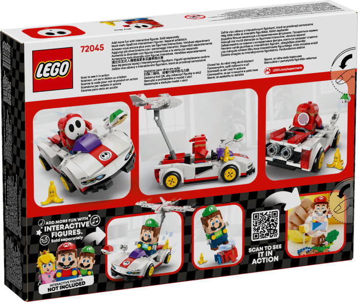 72045 LEGO® Super Mario™ Mario Kart™ – Shy Guy ve P-Wing - 7
