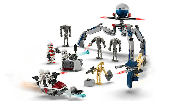 75372 LEGO® Star Wars™ Klon Trooper ve Savaş Droidi Savaş Paketi - 3