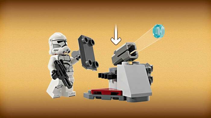 75372 LEGO® Star Wars™ Klon Trooper ve Savaş Droidi Savaş Paketi - 4