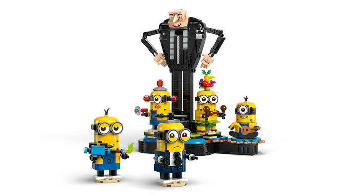 75582 LEGO® Despicable Me Yapım Parçalarından Gru ve Minyonlar - 12