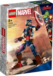 76258 LEGO® Marvel Kaptan Amerika Yapım Figürü - 2