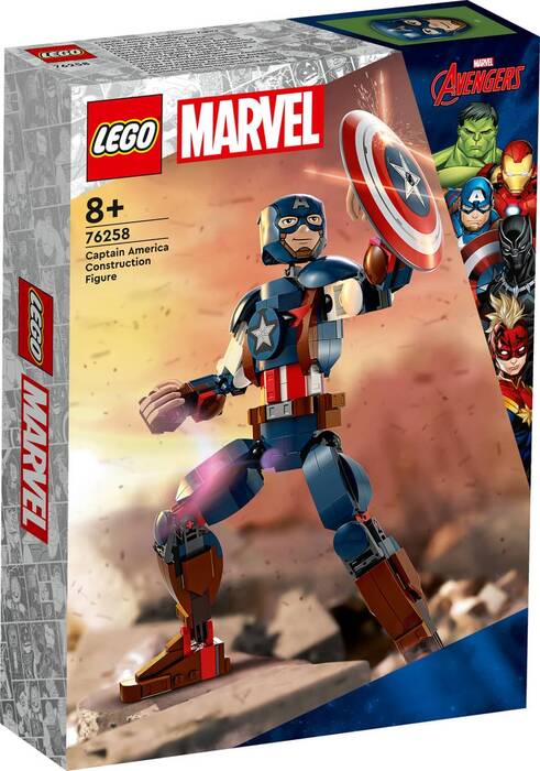 76258 LEGO® Marvel Kaptan Amerika Yapım Figürü - 2