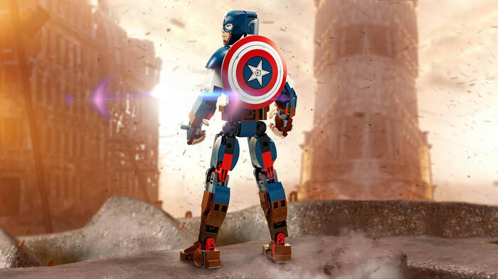 76258 LEGO® Marvel Kaptan Amerika Yapım Figürü - 4