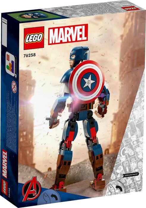76258 LEGO® Marvel Kaptan Amerika Yapım Figürü - 5