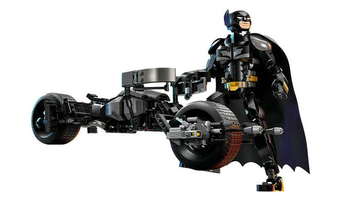 76273 LEGO® DC Batman™ Yapım Figürü ve Bat-Pod Motosiklet - 4