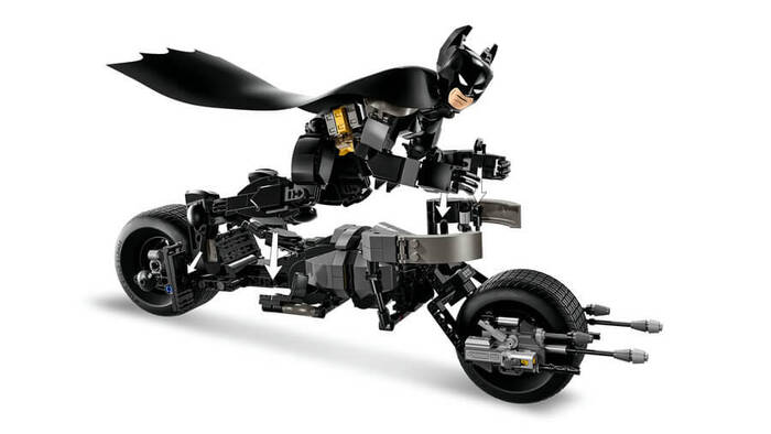 76273 LEGO® DC Batman™ Yapım Figürü ve Bat-Pod Motosiklet - 6