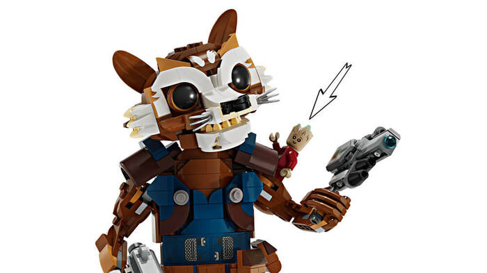 76282 LEGO® Marvel Rocket ve Bebek Groot - 6