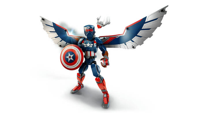 76296 LEGO® Marvel Yeni Kaptan Amerika Yapım Figürü - 3