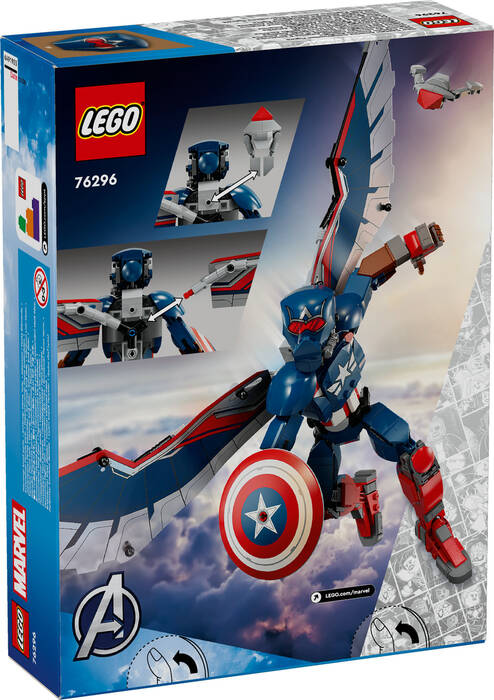 76296 LEGO® Marvel Yeni Kaptan Amerika Yapım Figürü - 7