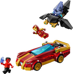 76310 LEGO® Marvel Iron Man Arabası ile Black Panther, Red Hulk’a Karşı - Marvel