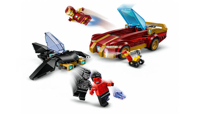 76310 LEGO® Marvel Iron Man Arabası ile Black Panther, Red Hulk’a Karşı - 4