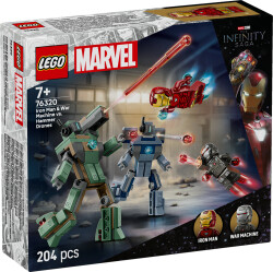 76320 LEGO® | Marvel Iron Man ve War Machine, Hammer İnsansız Hava Araçlarına Karşı - Marvel (1)