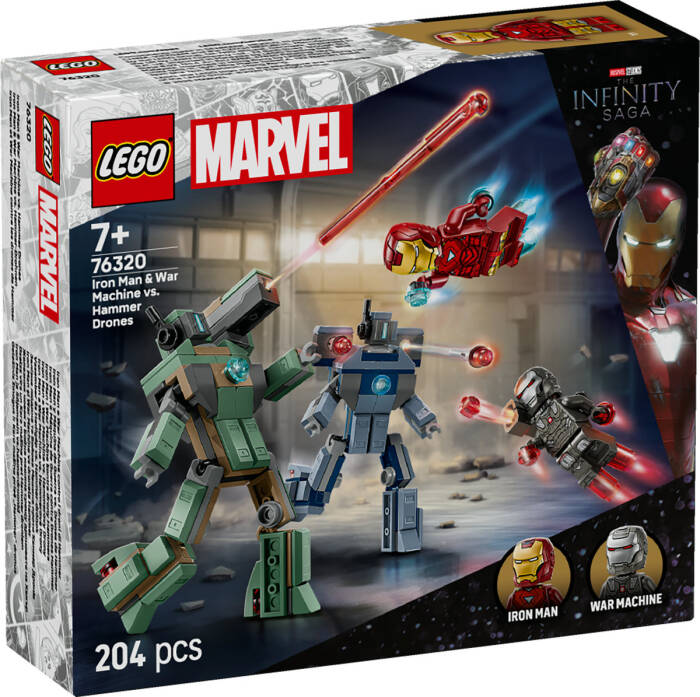 76320 LEGO® | Marvel Iron Man ve War Machine, Hammer İnsansız Hava Araçlarına Karşı - 2