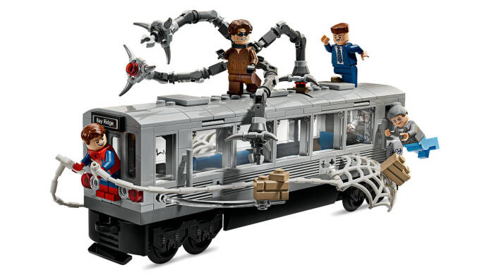 76321 LEGO® | Marvel Örümcek Adam ile Doktor Oktopus Metro Sahnesi - 4