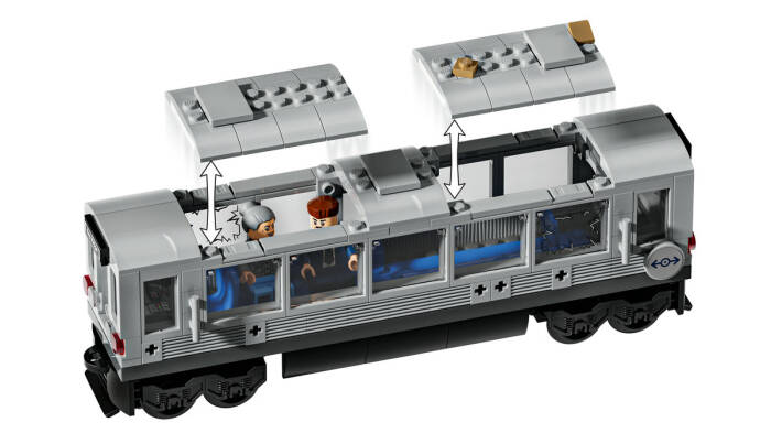 76321 LEGO® | Marvel Örümcek Adam ile Doktor Oktopus Metro Sahnesi - 5