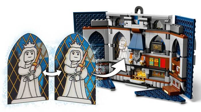 76411 LEGO® Harry Potter™ Ravenclaw™ Binası Bayrağı - 4