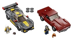 76903 LEGO Speed Champions Chevrolet Corvette C8.R Yarış Arabası ve 1968 Chevrolet Corvette - LEGO Iconic