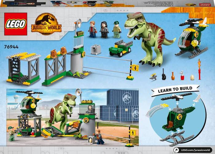 76944 LEGO Jurassic World™ T. rex Dinozor Kaçışı - 3
