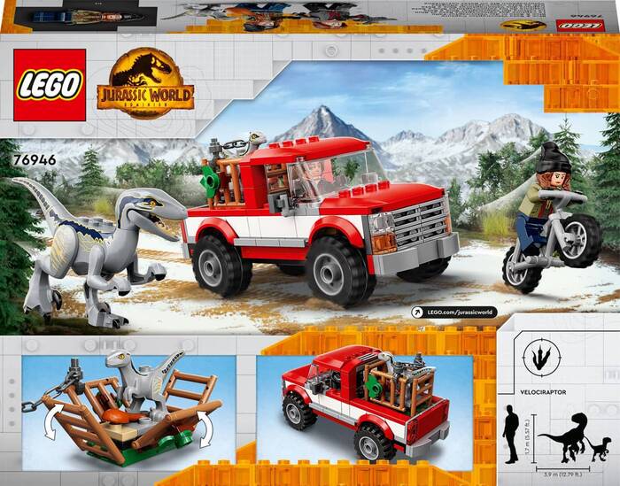 76946 LEGO Jurassic World™ Blue ve Beta Velociraptor Yakalama - 3