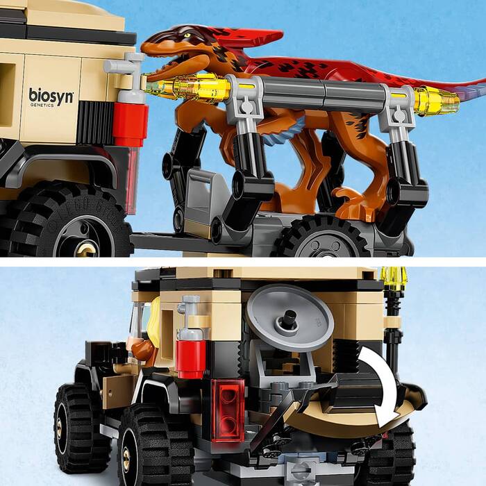76951 LEGO Jurassic World™ Pyroraptor ve Dilophosaurus Nakliyesi - 5