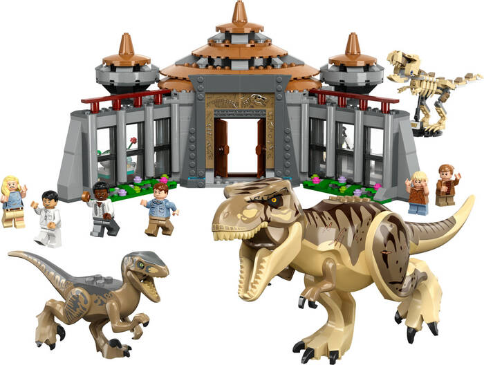 76961 LEGO® Jurassic World Ziyaretçi Merkezi: T. rex ve Raptor Saldırısı - 1
