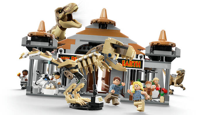 76961 LEGO® Jurassic World Ziyaretçi Merkezi: T. rex ve Raptor Saldırısı - 5
