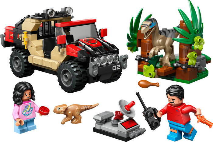 76972 LEGO® Jurassic World Raptor Arazi Kaçışı - Jurassic World™