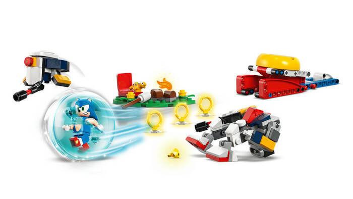 77001 LEGO® Sonic Sonic'in Kamp Ateşi Çarpışması - 5