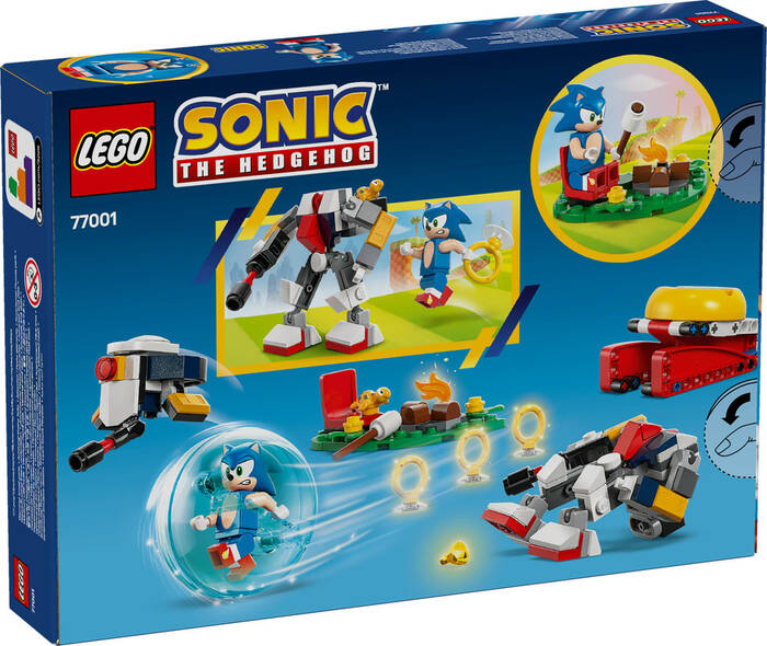 77001 LEGO® Sonic Sonic'in Kamp Ateşi Çarpışması - 7