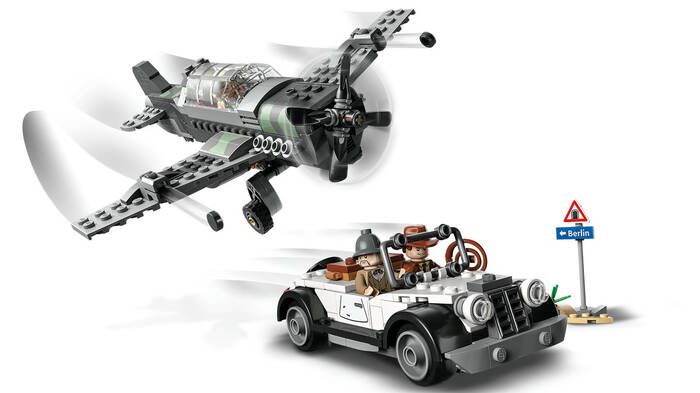 77012 LEGO® Indiana Jones Avcı Uçağı Takibi - 3