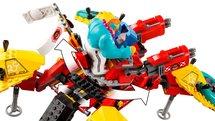80023 Monkie Kid's Team Dronecopter - 12